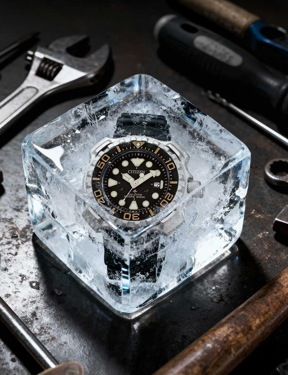 CITIZEN BN0220-16E Analoguhr Armbanduhr ansicht-5