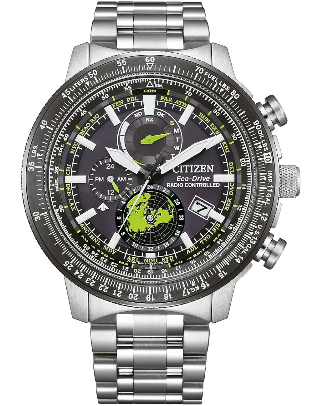 CITIZEN BY3006-53E Radio-controlled - Case: 46 mm - Armbanduhr 46 mm