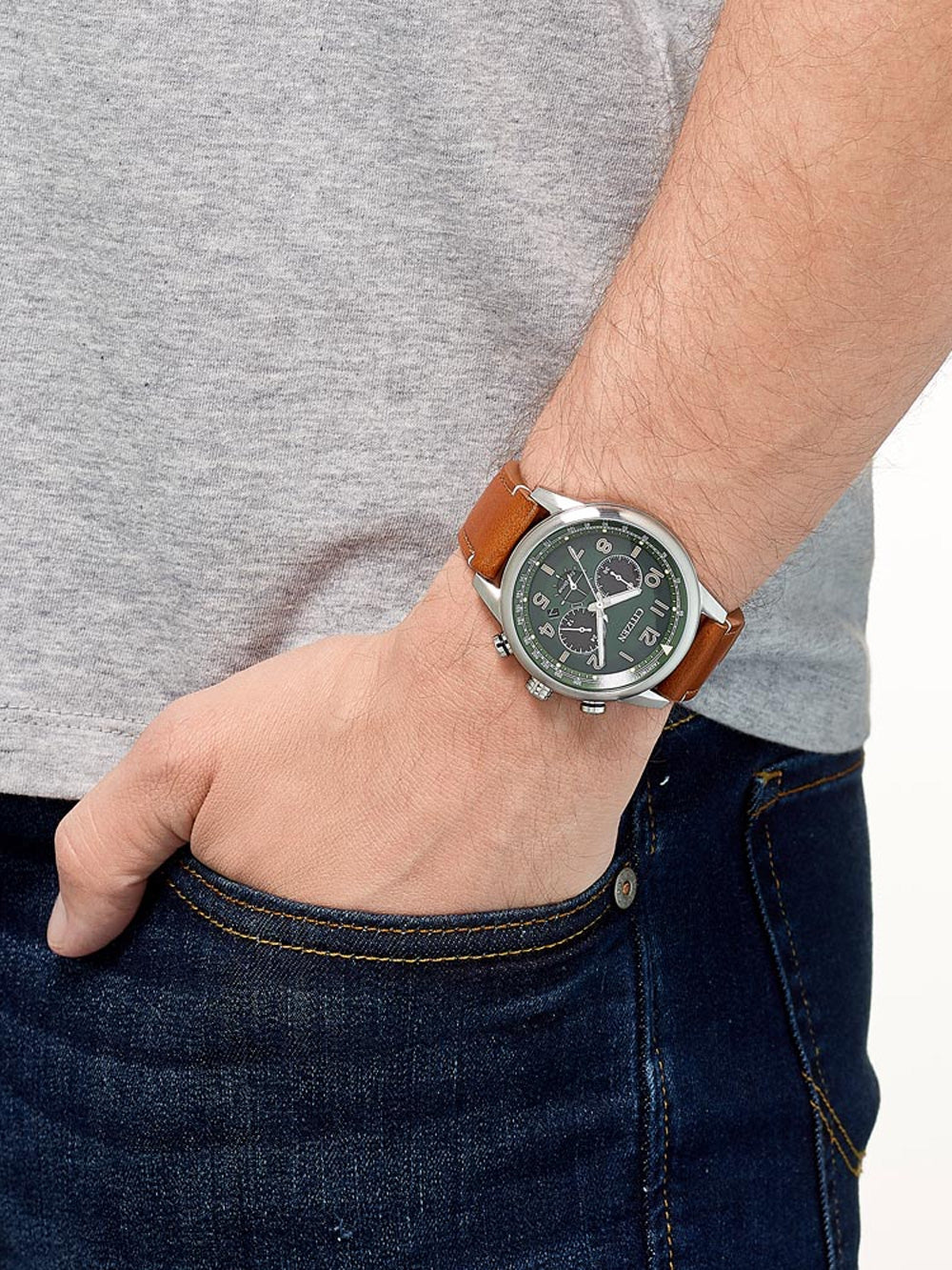 CITIZEN CA4420-21X Chronograph Armbanduhr 43 mm ansicht-4