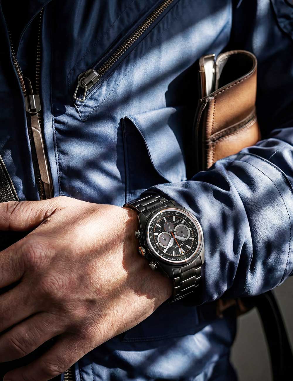 CITIZEN CA4567-82H Analoguhr Armbanduhr 43 mm ansicht-2