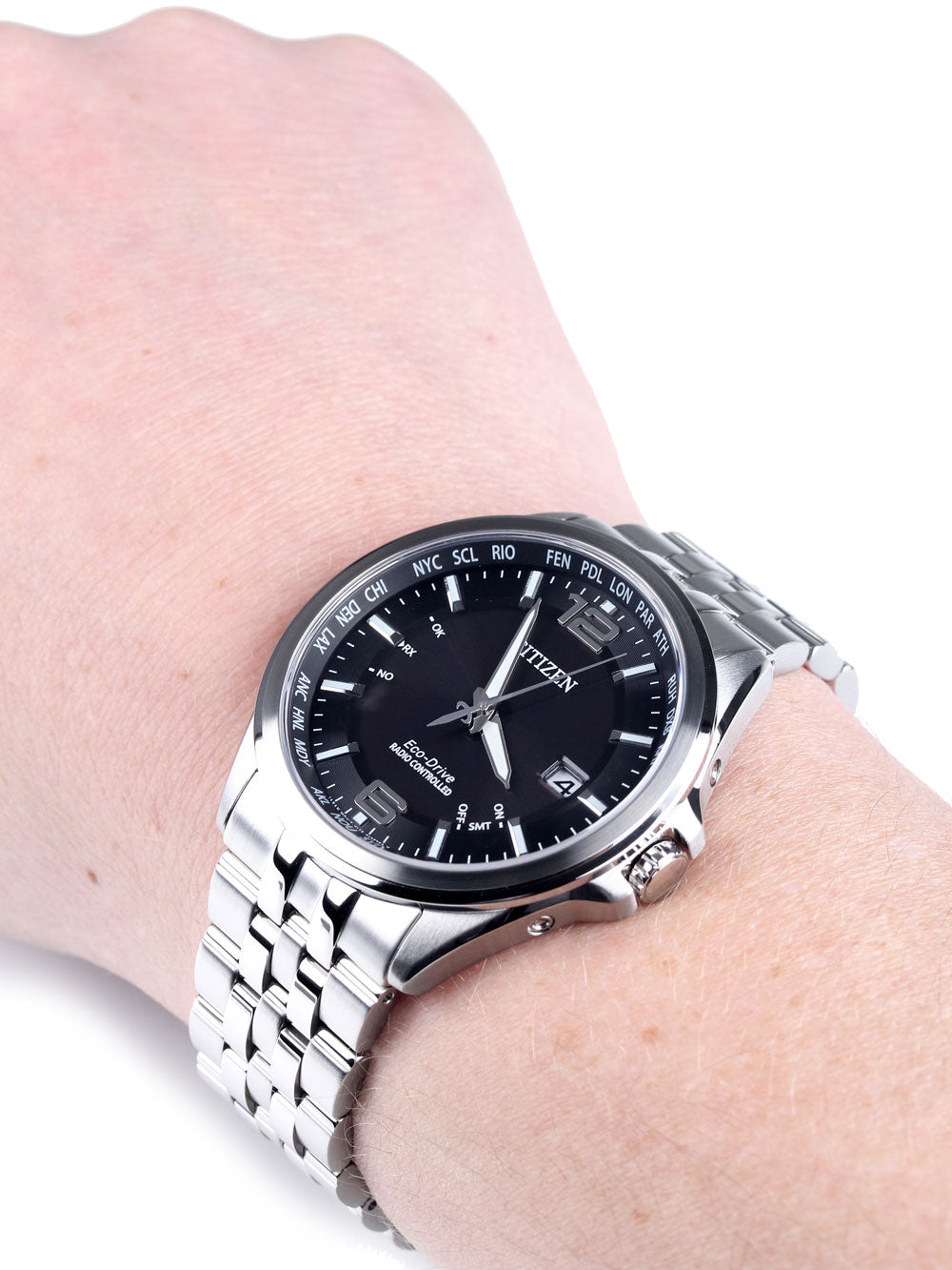 CITIZEN CB0010-88E Analoguhr Armbanduhr 43 mm ansicht-3