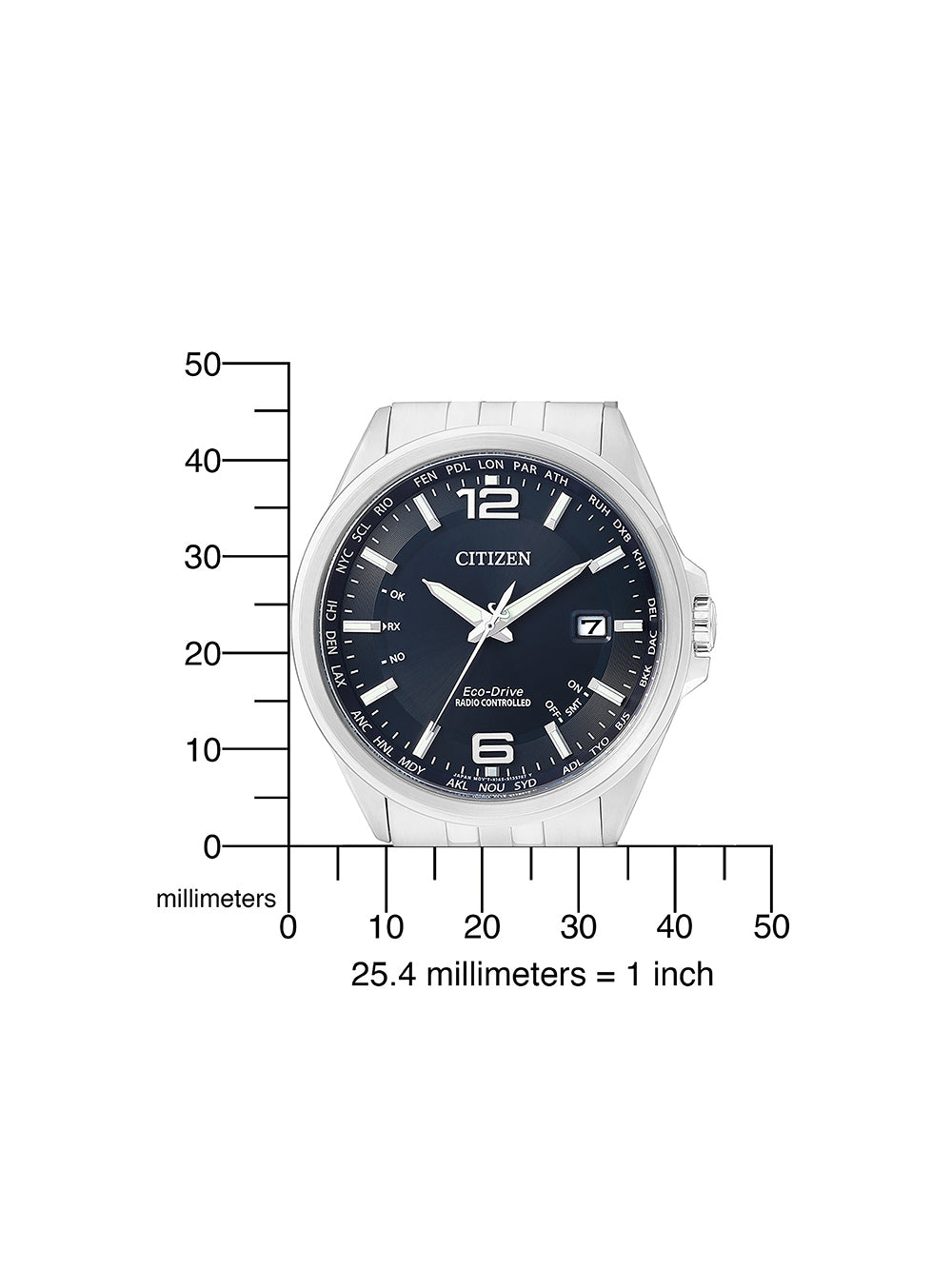 CITIZEN CB0010-88L Analoguhr Armbanduhr 46 mm ansicht-5