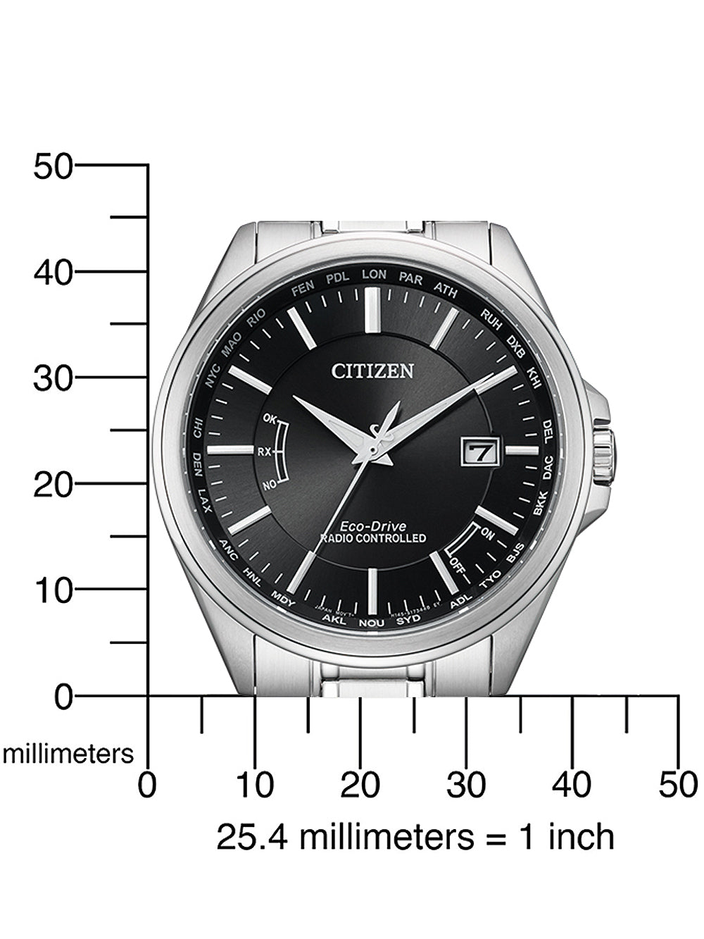 CITIZEN CB0250-84E Analoguhr Armbanduhr ansicht-4