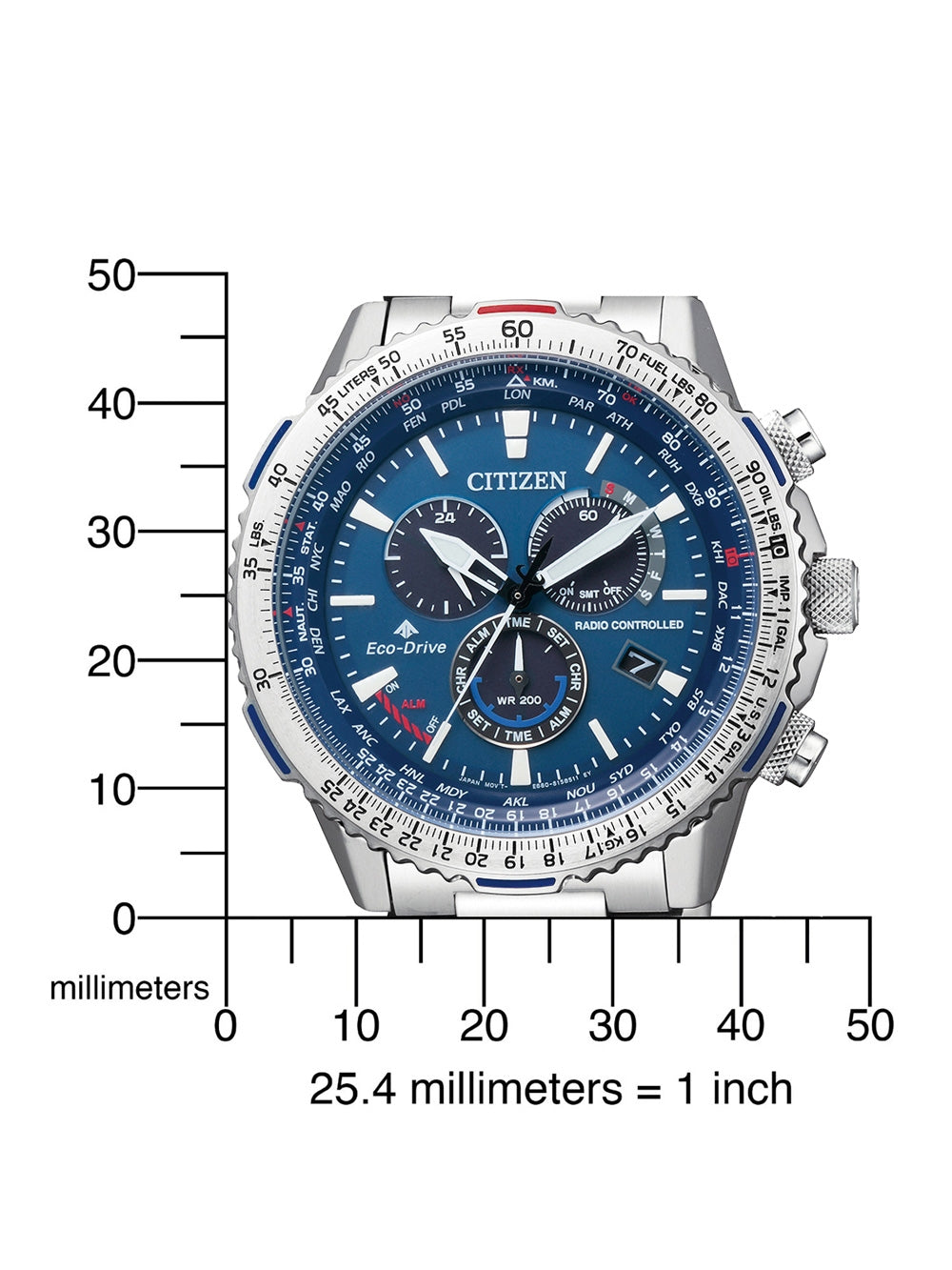 CITIZEN CB5000-50L Analoguhr Armbanduhr 35 mm ansicht-2