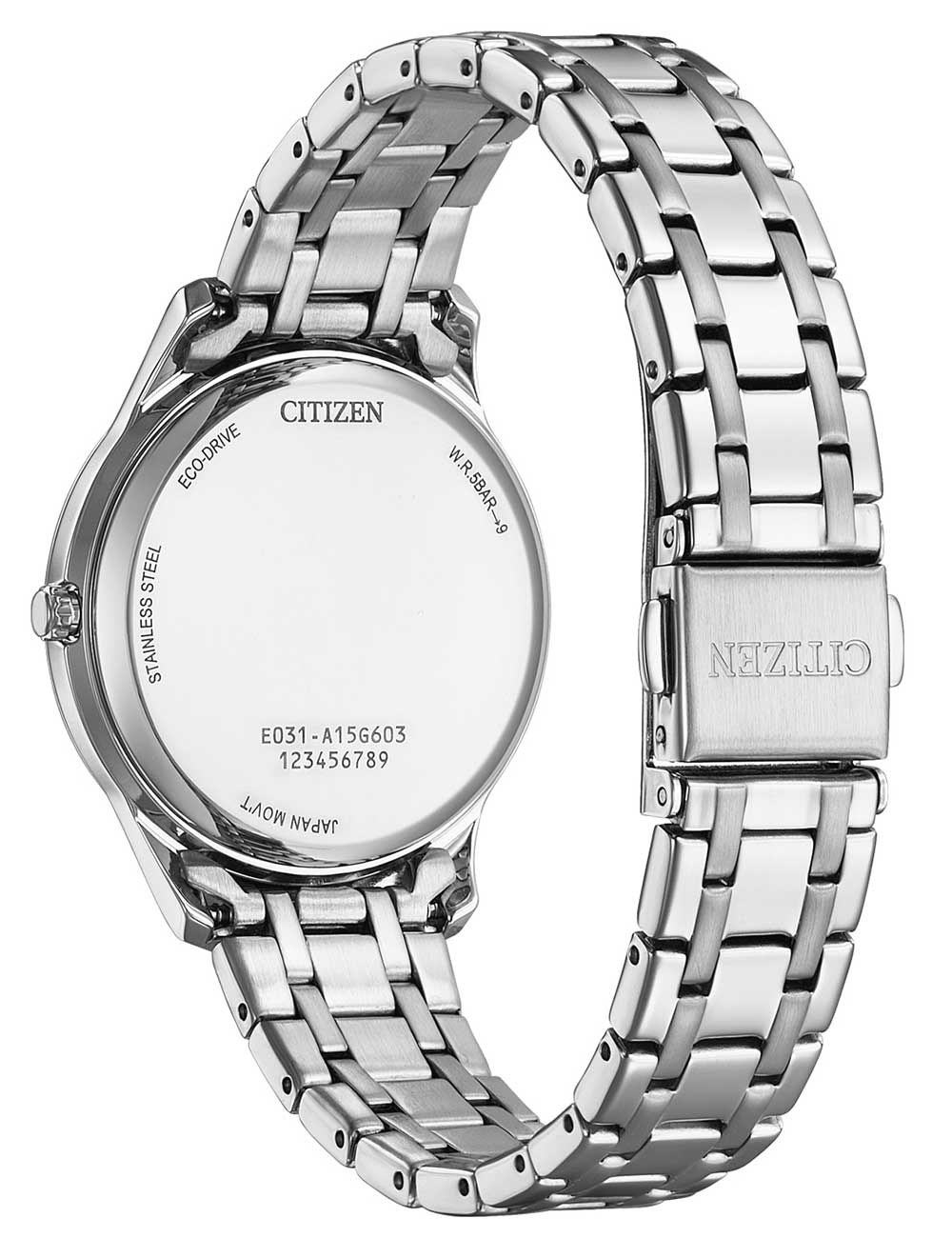 CITIZEN EM0411-71X Analoguhr Armbanduhr 43 mm ansicht-3