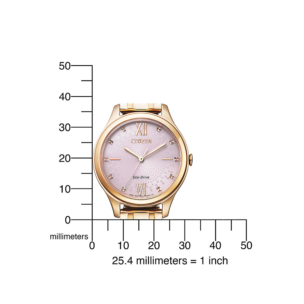 CITIZEN EM0503-75X Chronograph Armbanduhr 32 mm ansicht-4