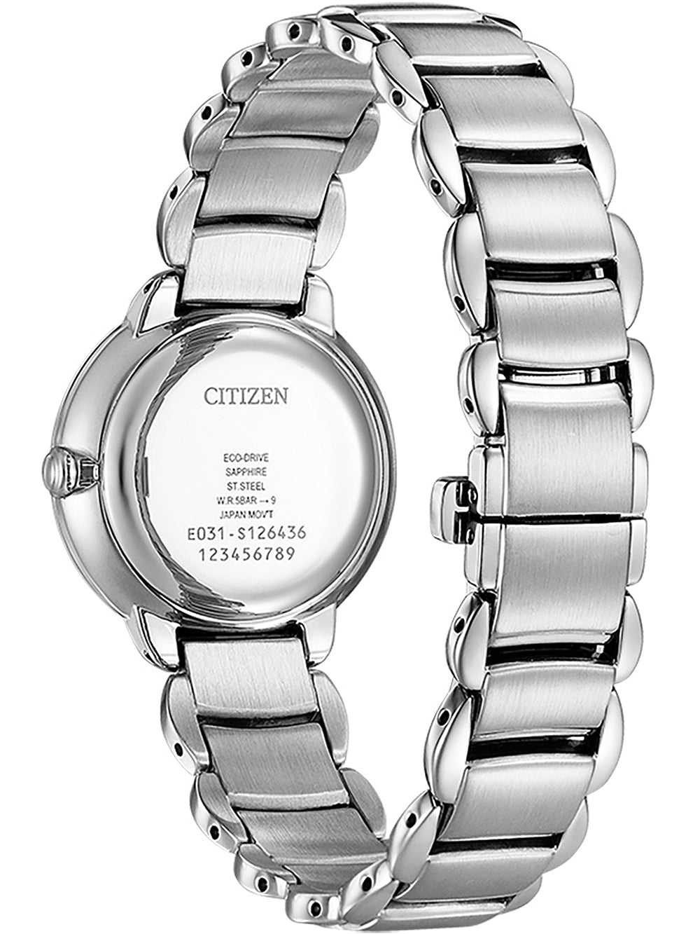 CITIZEN EM0920-86L Analoguhr Armbanduhr 43 mm ansicht-3