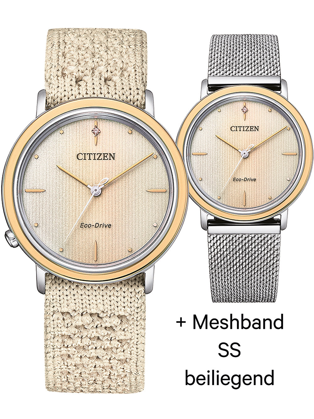 CITIZEN EM1006-40A Analoguhr Armbanduhr