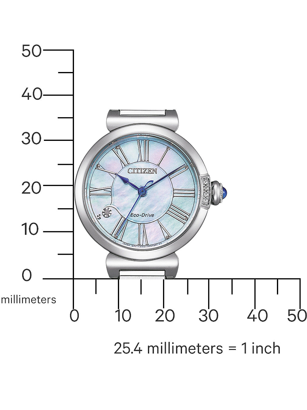 CITIZEN EM1060-87N Analoguhr Armbanduhr 43 mm ansicht-4