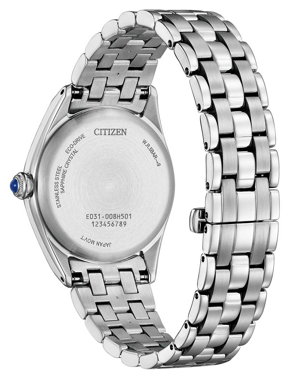 CITIZEN EM1140-80D Analoguhr Armbanduhr 43 mm ansicht-3