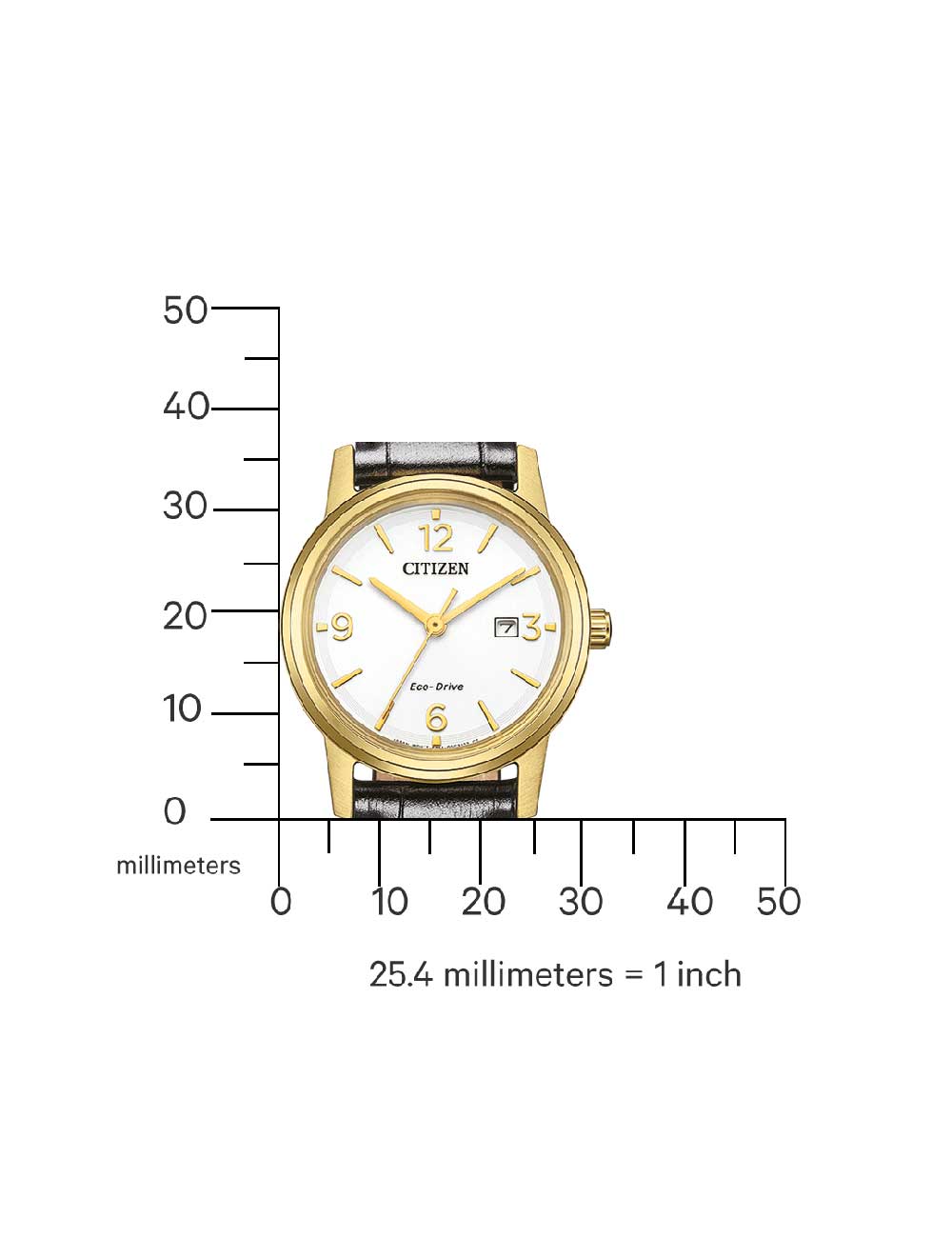 CITIZEN EW2722-01A Analoguhr Armbanduhr ansicht-5