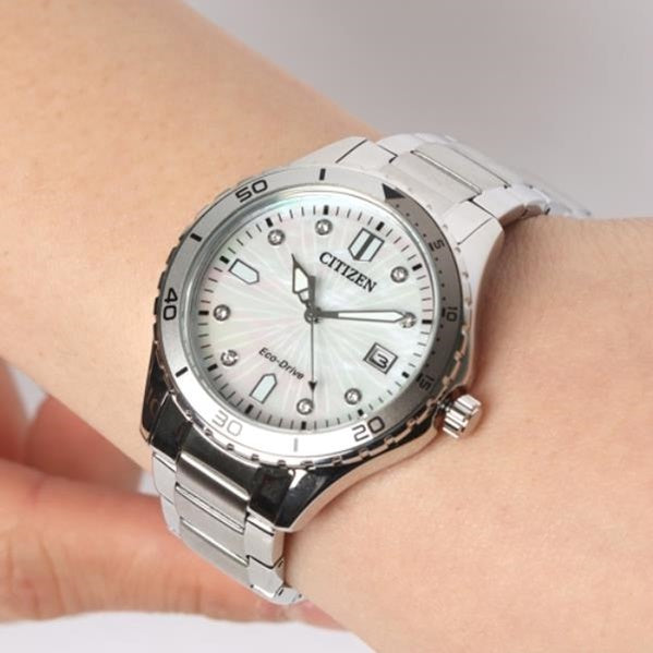 CITIZEN FE6170-88D Analoguhr Armbanduhr 37 mm ansicht-4