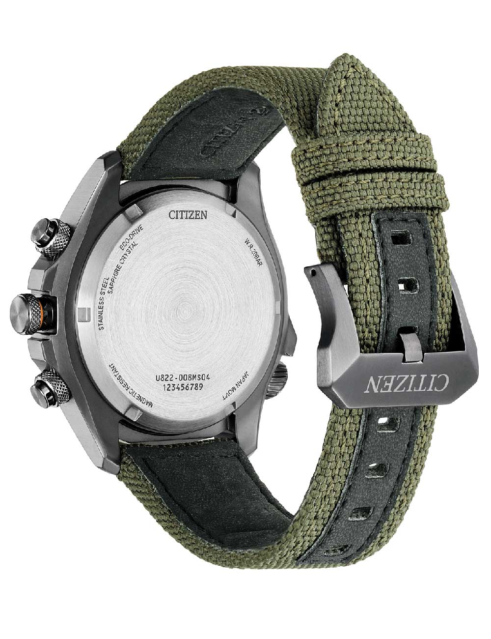 CITIZEN JV1005-02W Analoguhr Armbanduhr 43 mm ansicht-4