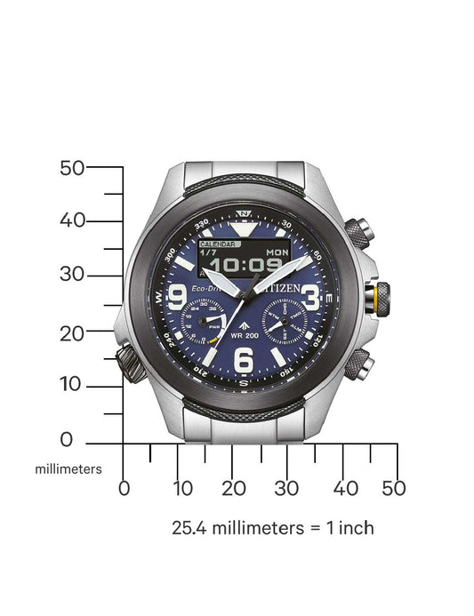 CITIZEN JV1006-51L Analoguhr Armbanduhr 43 mm ansicht-2