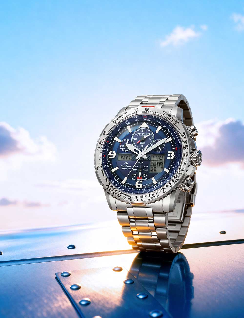 CITIZEN JY8100-80L Analoguhr Armbanduhr 43 mm ansicht-3