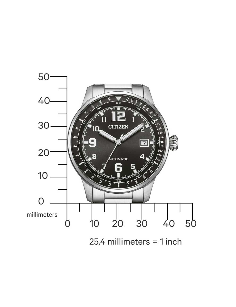 CITIZEN MILITARY NJ0190-51E Armbanduhr ansicht-4
