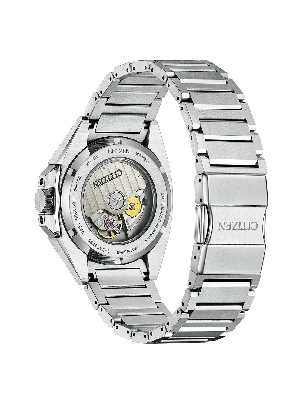 CITIZEN NB6050-51W Analoguhr Armbanduhr 43 mm ansicht-3