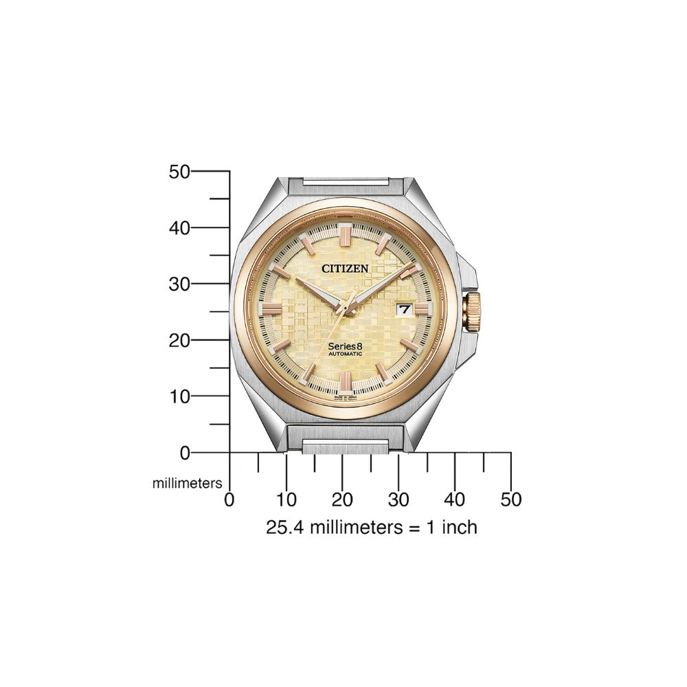 CITIZEN NB6059-57P Analoguhr Armbanduhr 40 mm ansicht-4