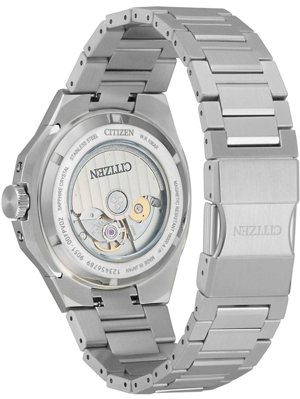 CITIZEN NB6080-51W Analoguhr Armbanduhr 39 mm ansicht-3