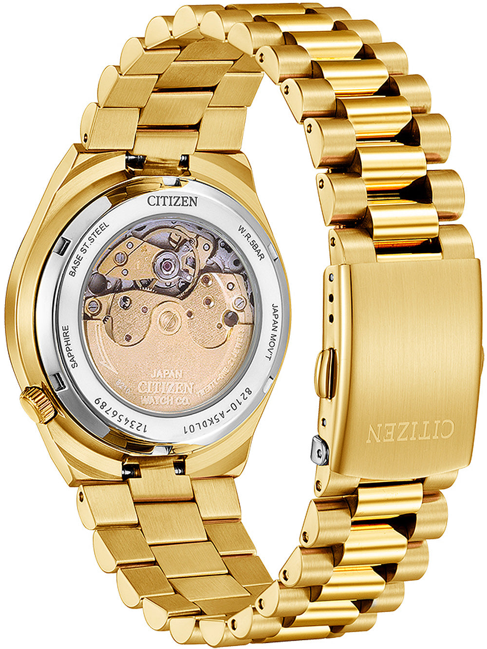 CITIZEN NJ0153-82X Date - Case: 40 mm - Armbanduhr 40 mm Gold ansicht-3