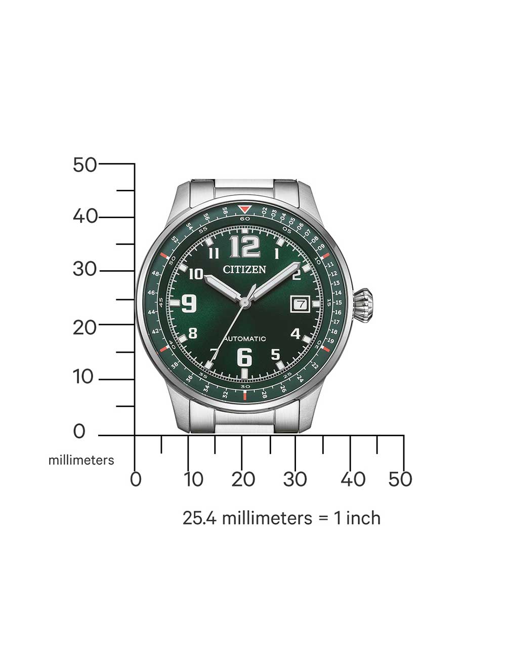 CITIZEN NJ0190-51X Analoguhr Armbanduhr ansicht-5