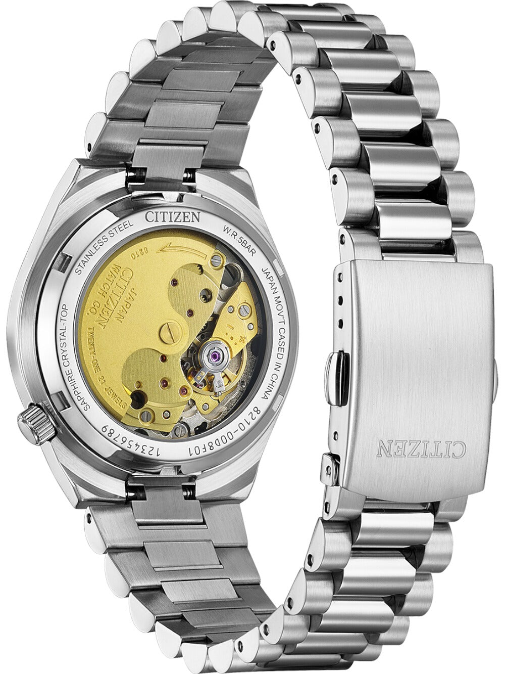 CITIZEN NJ0200-50W Analoguhr Armbanduhr 46 mm ansicht-3