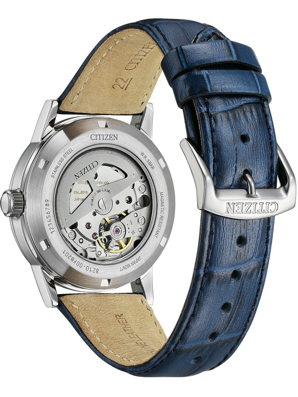 CITIZEN NJ0210-13L Analoguhr Armbanduhr 43 mm ansicht-3