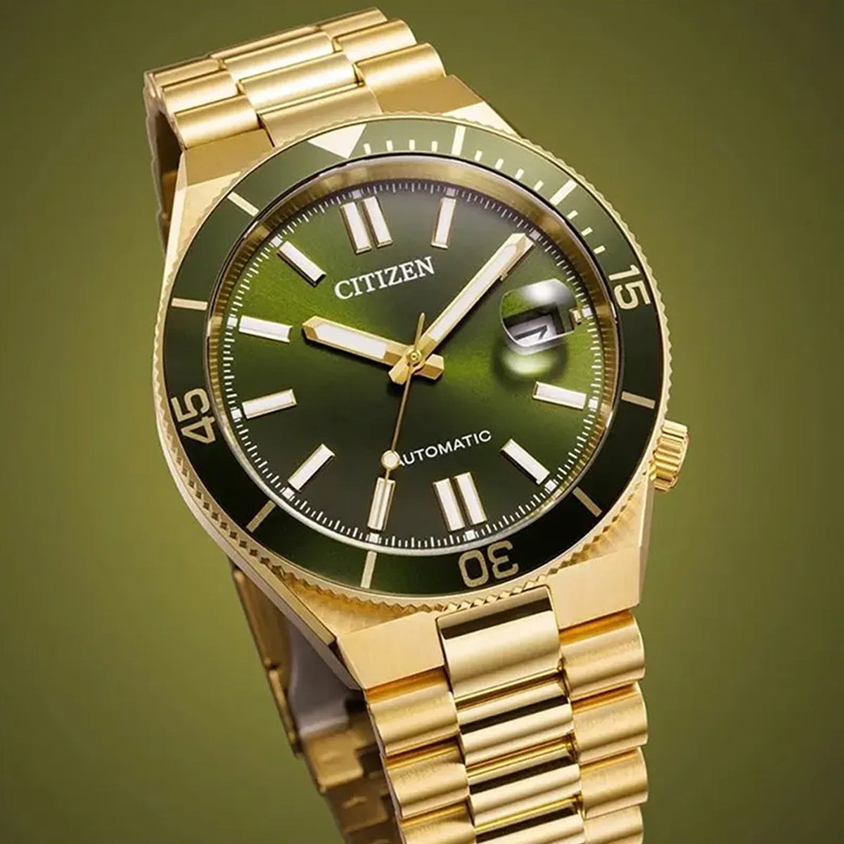 CITIZEN NJ0232-53X Analoguhr Armbanduhr 40 mm ansicht-4