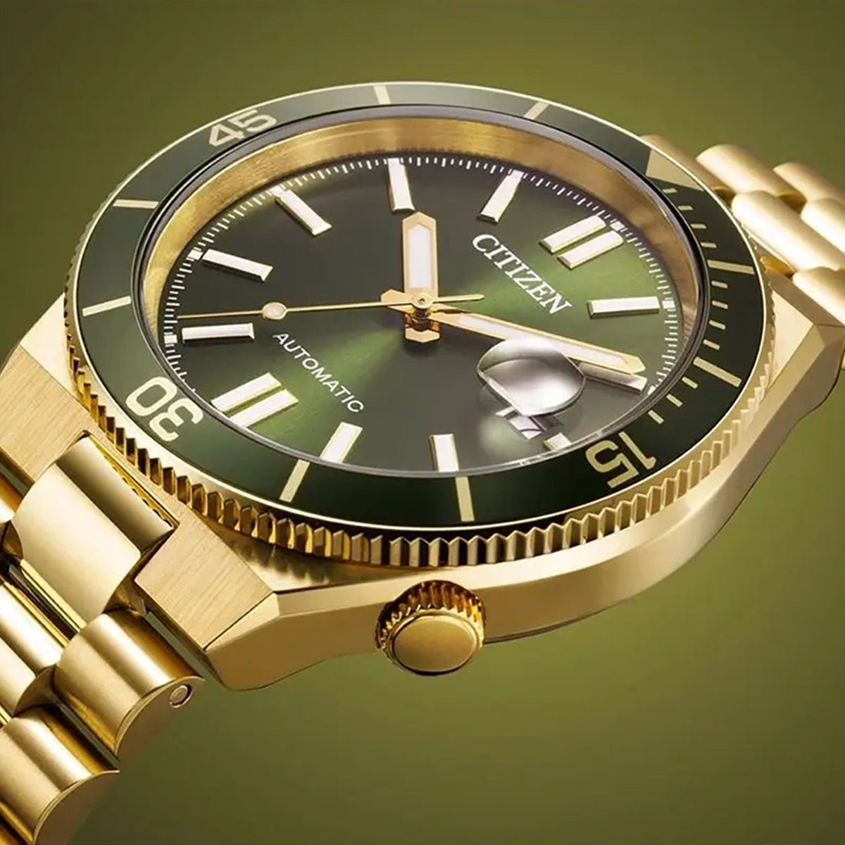 CITIZEN NJ0232-53X Analoguhr Armbanduhr 40 mm ansicht-5