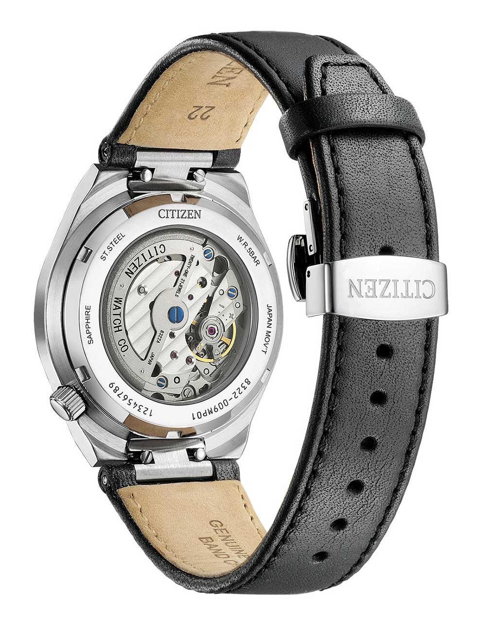CITIZEN NK5010-01H Analoguhr Armbanduhr 40 mm ansicht-2