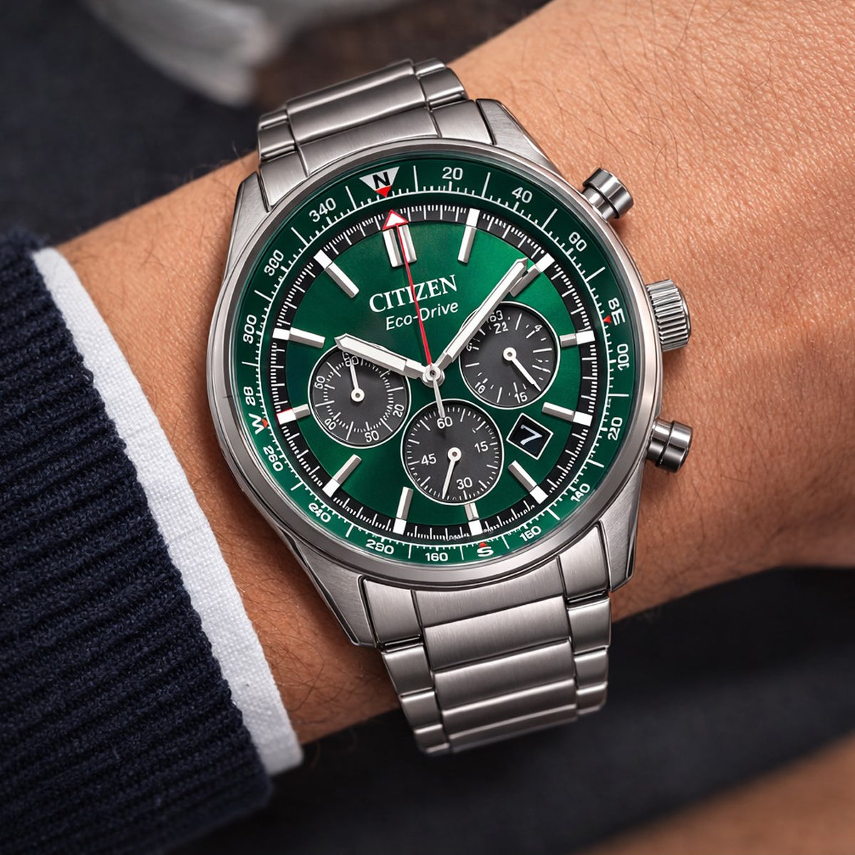 CITIZEN OF COLLECTION AVIATOR CRONO CA4720-52X Armbanduhr ansicht-4