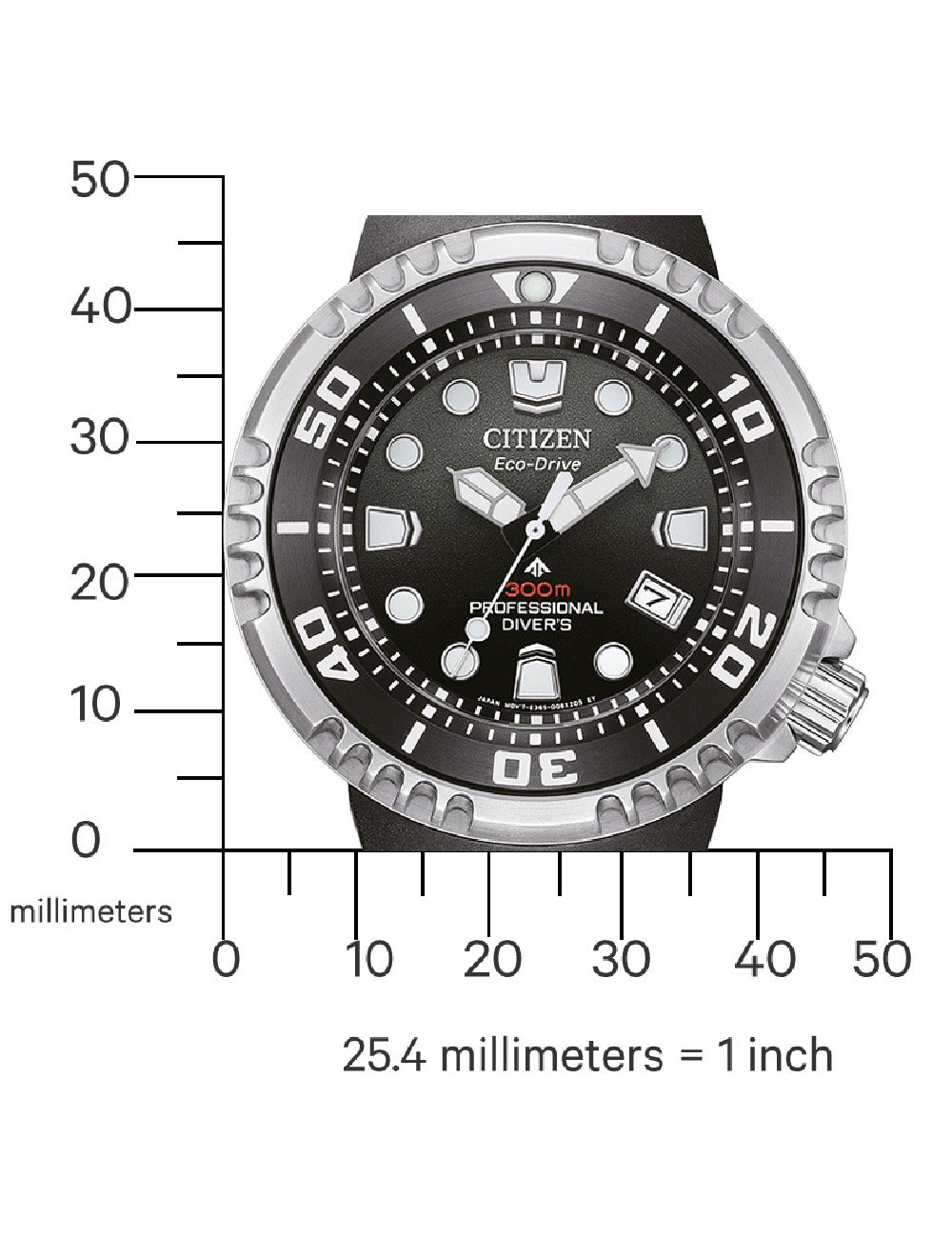 CITIZEN PROMASTER DIVER 300 BN1024-01E Armbanduhr ansicht-2