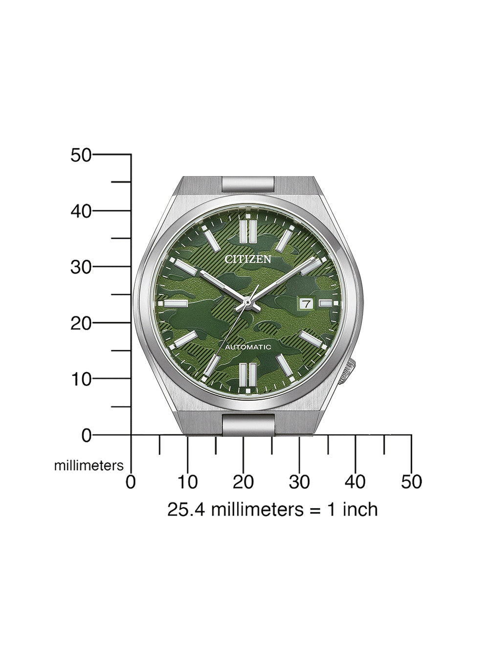 CITIZEN TSUYOSA Automatic - CAMO NJ0159-86X Date - Armbanduhr 40 mm ansicht-4