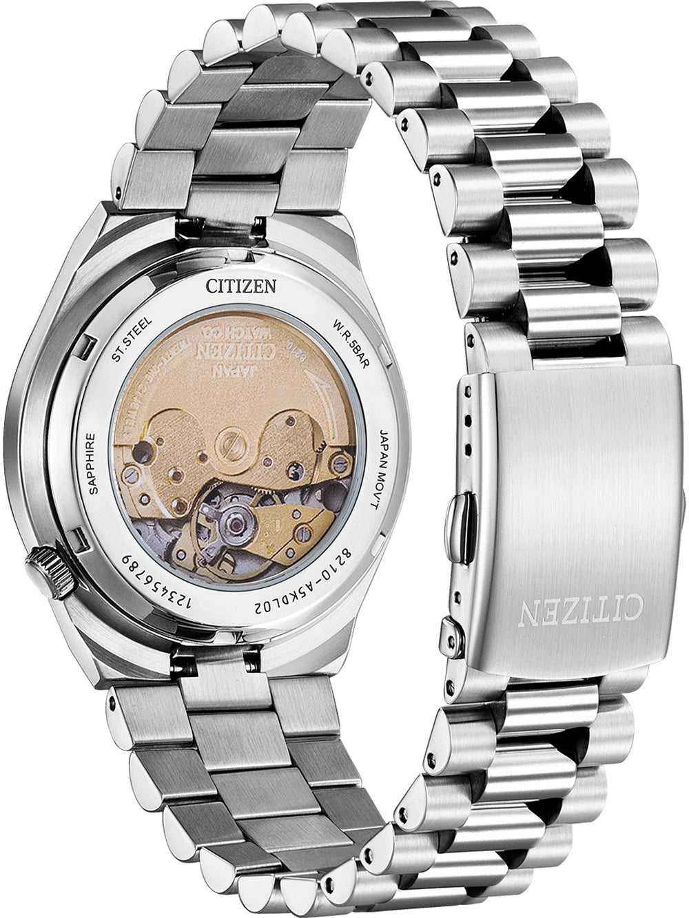 CITIZEN TSUYOSA Automatic - SALMON PINK NJ0159-86Z Date - Armbanduhr 40 mm Rosa ansicht-3