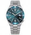 CITIZEN TSUYOSA SHORE POWER RESERVE NJ0231-56L Herren Armbanduhr Edelstahl 40 mm – Detailansicht