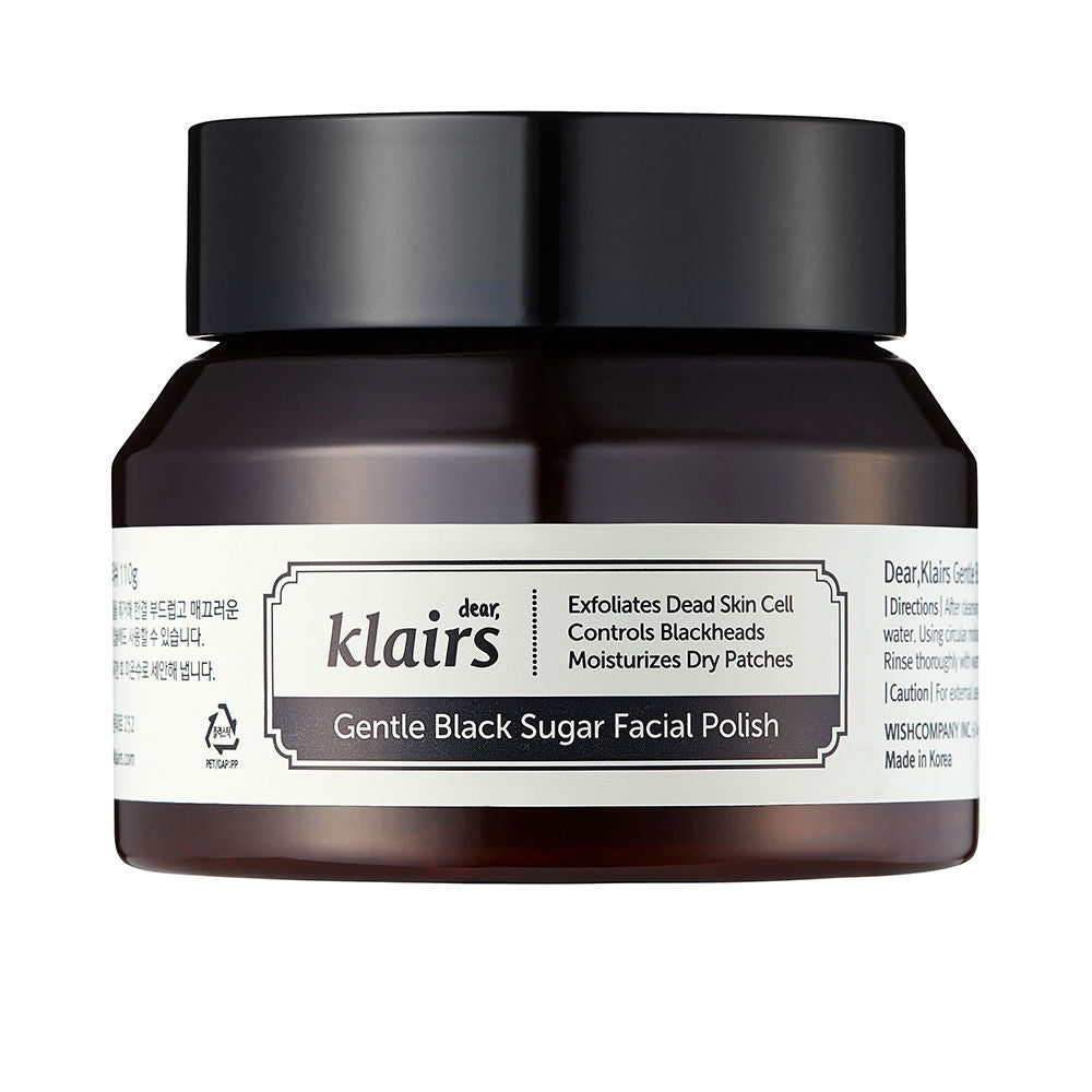 GENTLE BLACK sugar facial polish 110 gr