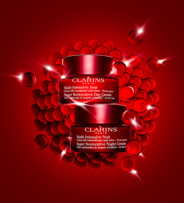 Clarins Multi-Intensive Jour Estuche mit 5 Produkten für trockene Haut
