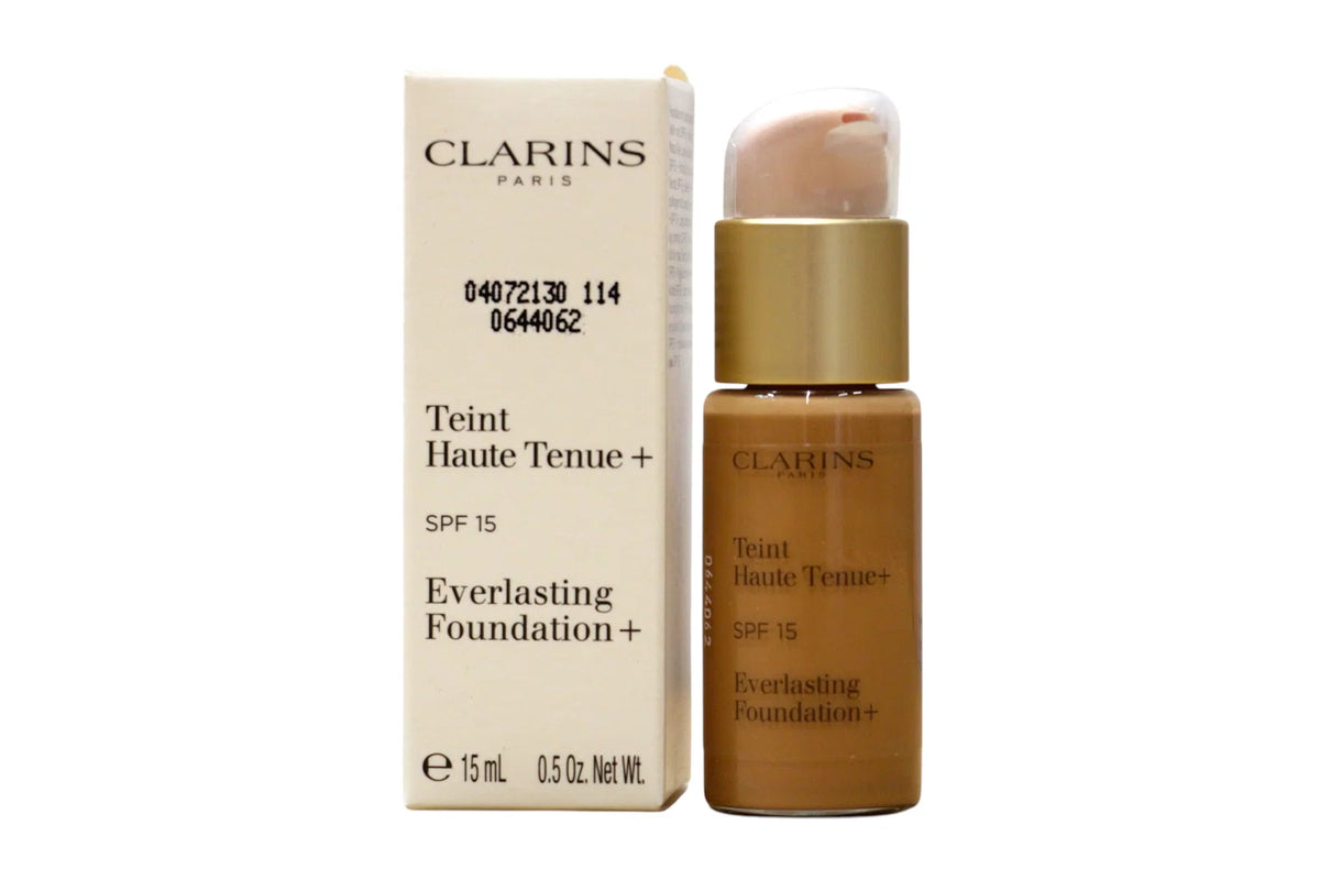Clarins, Everlasting, Mattes Finish, Flüssige Grundierung, 114, Cappuccino, SPF 15, 15 ml *Tester