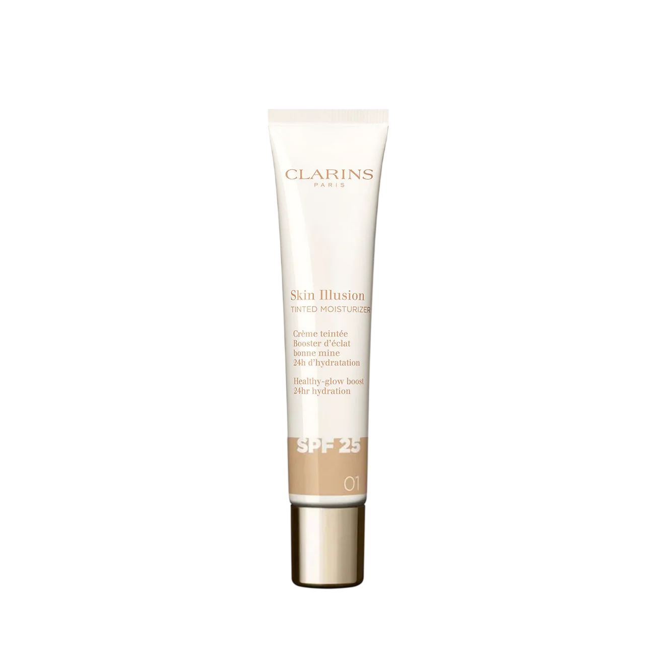 Clarins Clarins, Skin Illusion, Hydratisierend, Getönte Feuchtigkeitscreme, 01, SPF 25, 40 ml Regular