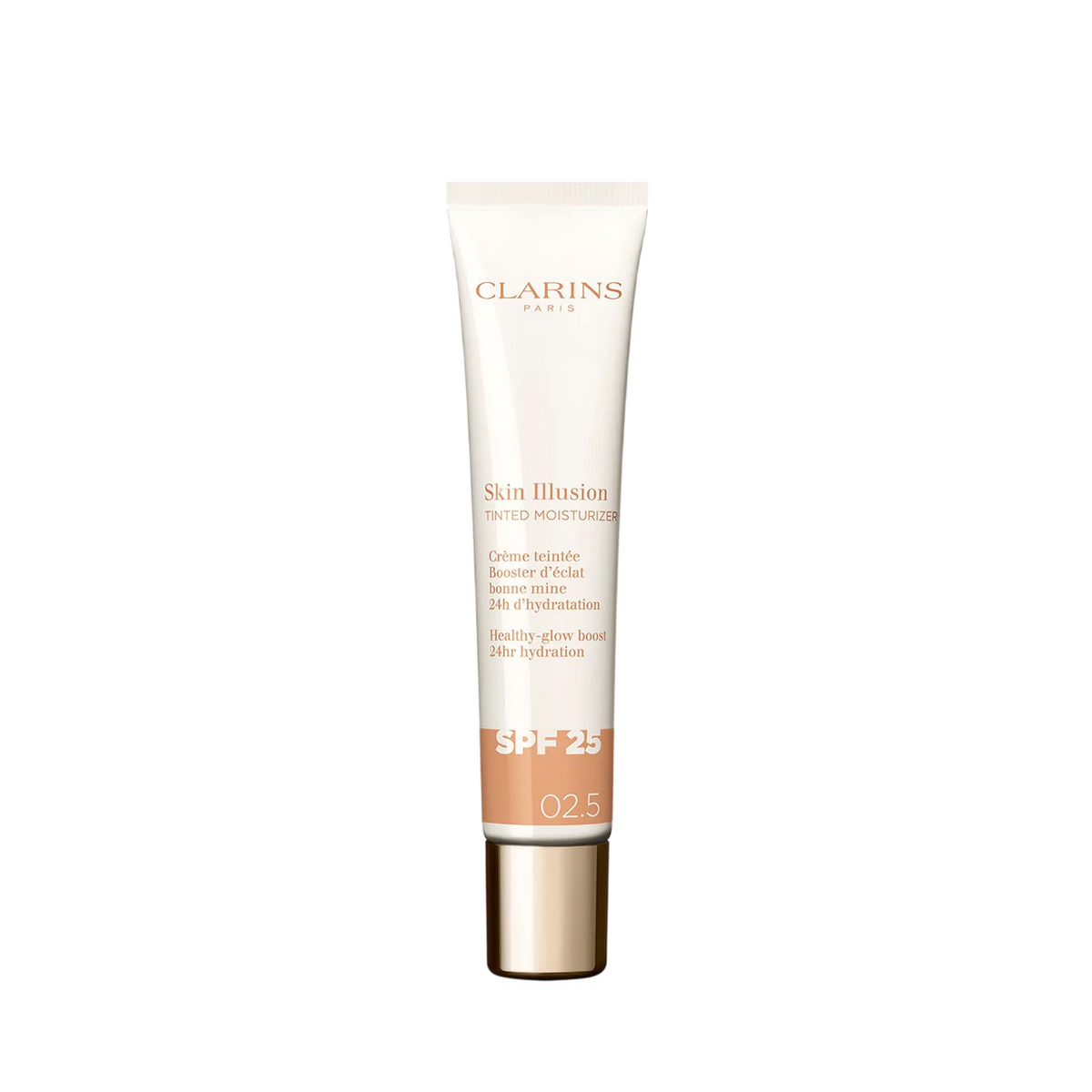 Clarins, Skin Illusion, Hydratisierend, Getönte Feuchtigkeitscreme, 02,5, SPF 25, 40 ml