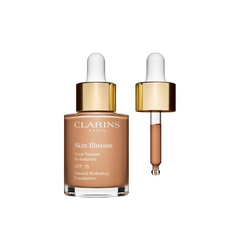 Clarins, Skin Illusion, Flüssige Grundierung, 105, Nackt, SPF 15, 30 ml
