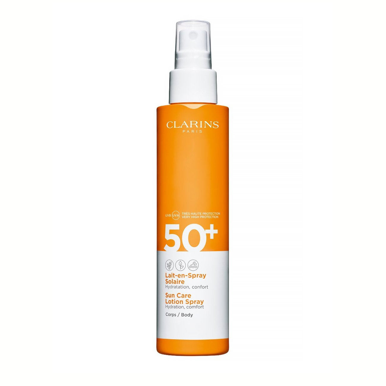 Clarins, Sun Care, Hoher Schutz, Vor der Sonne, Körperlotion, SPF 50, 50 ml