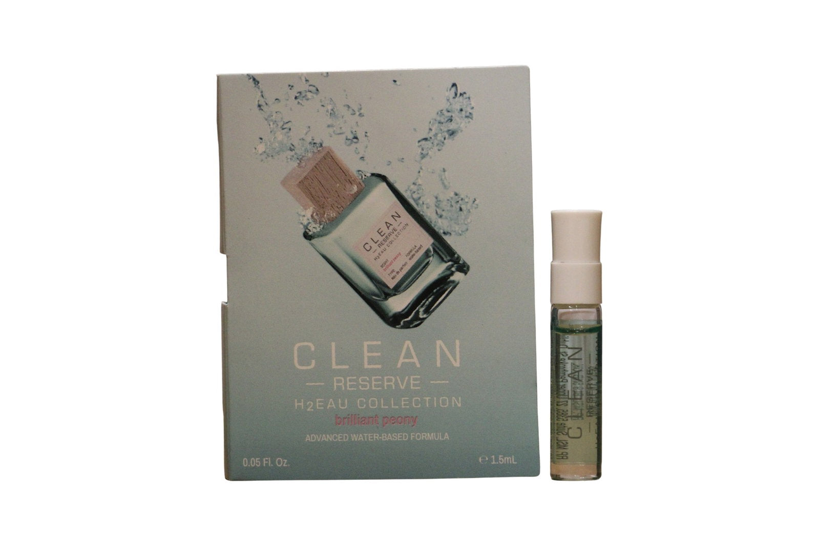 Clean Clean, H2Eau Brilliant Peony, Eau de Parfum, Unisex, 1.5 ml Fläschchen Vial