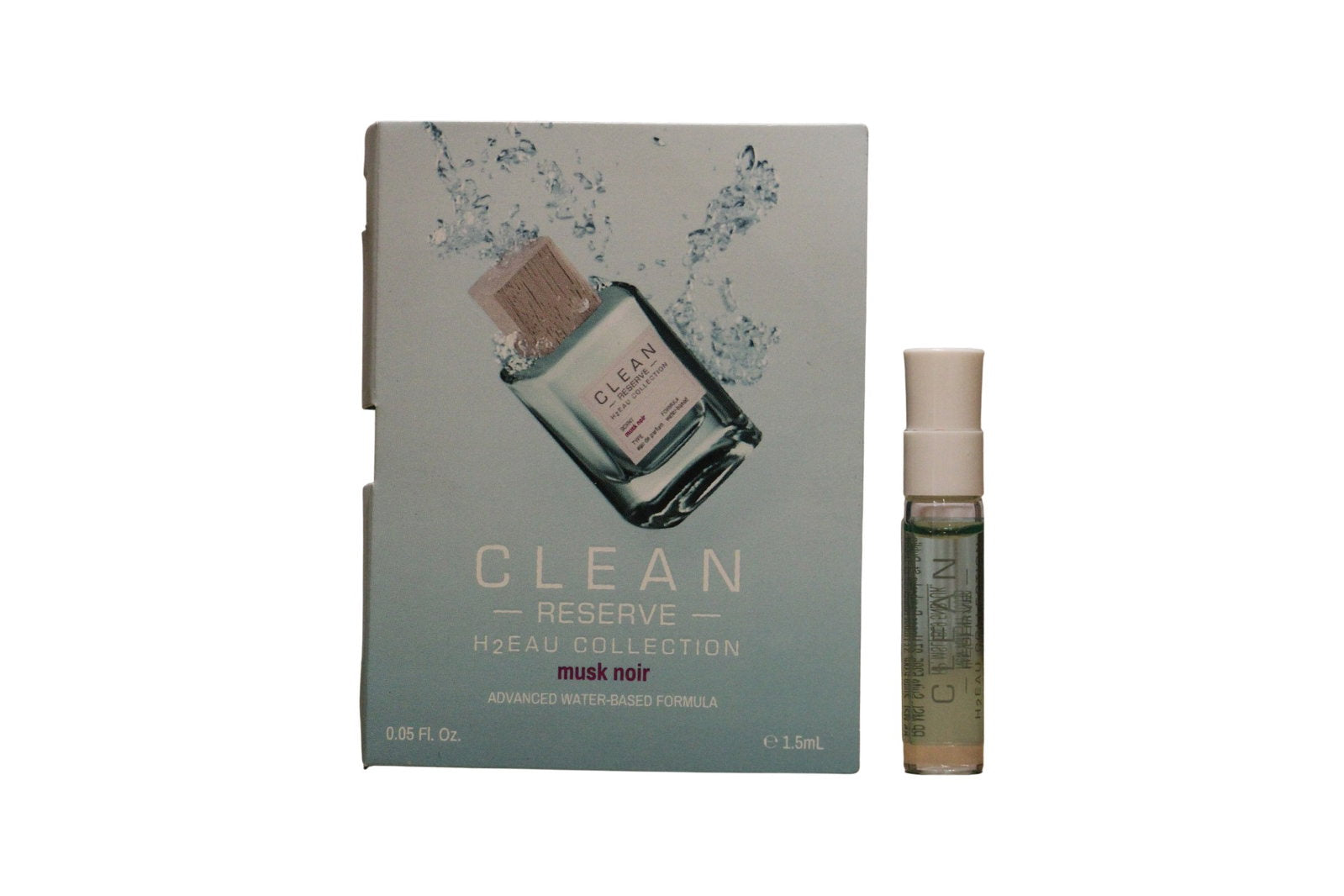 Clean Clean, H2Eau Musk Noir, Eau de Parfum, Unisex, 1.5 ml Fläschchen Vial