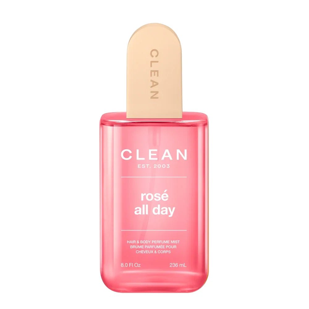 Clean, Rose All Day, Duftnebel für das Haar, Für Frauen, 236 ml *Tester