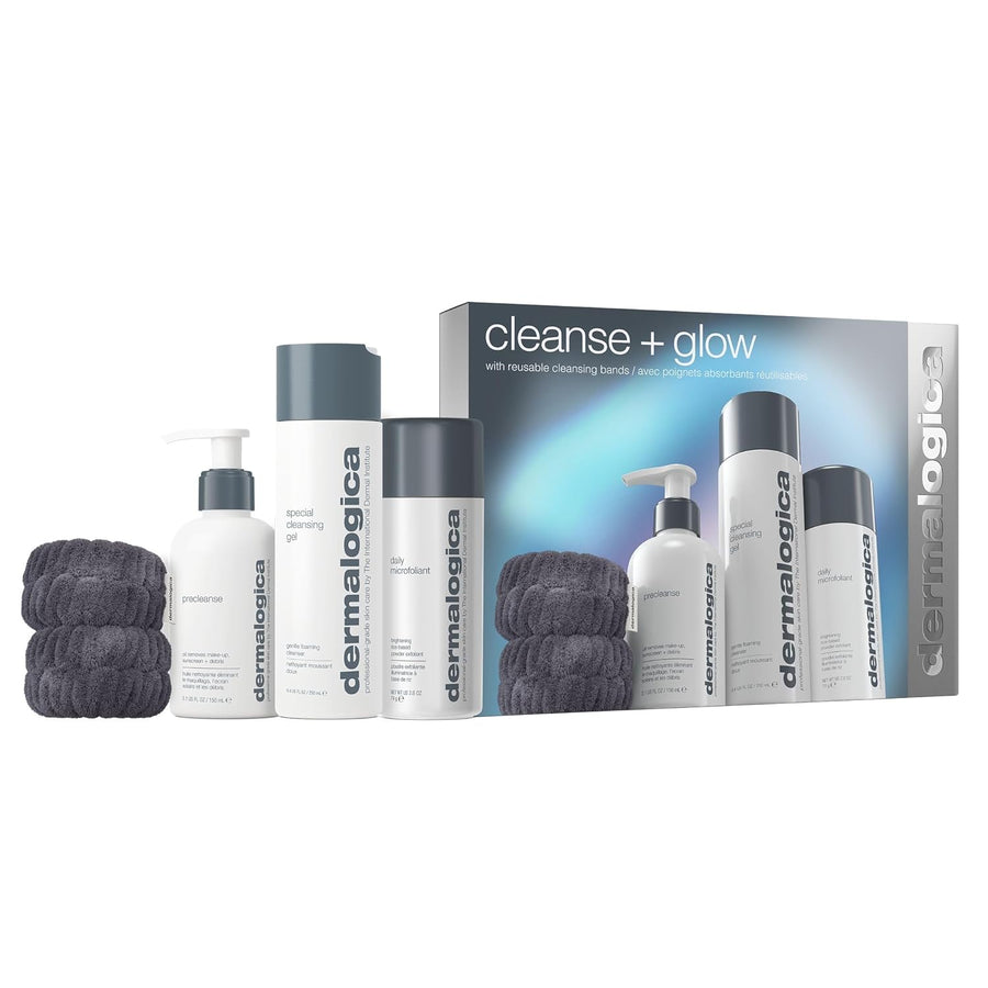 Dermalogica Cleanse + Glow Set mit Special Cleansing Gel, PreCleanse und Daily Microfoliant