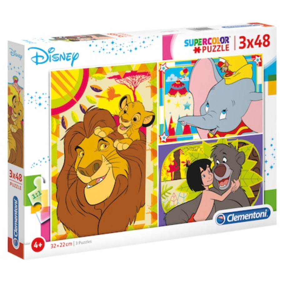 Clementoni Clementoni, Disney Animals, Puzzle, Unisex, 4+ jahre, 104 stk Regular