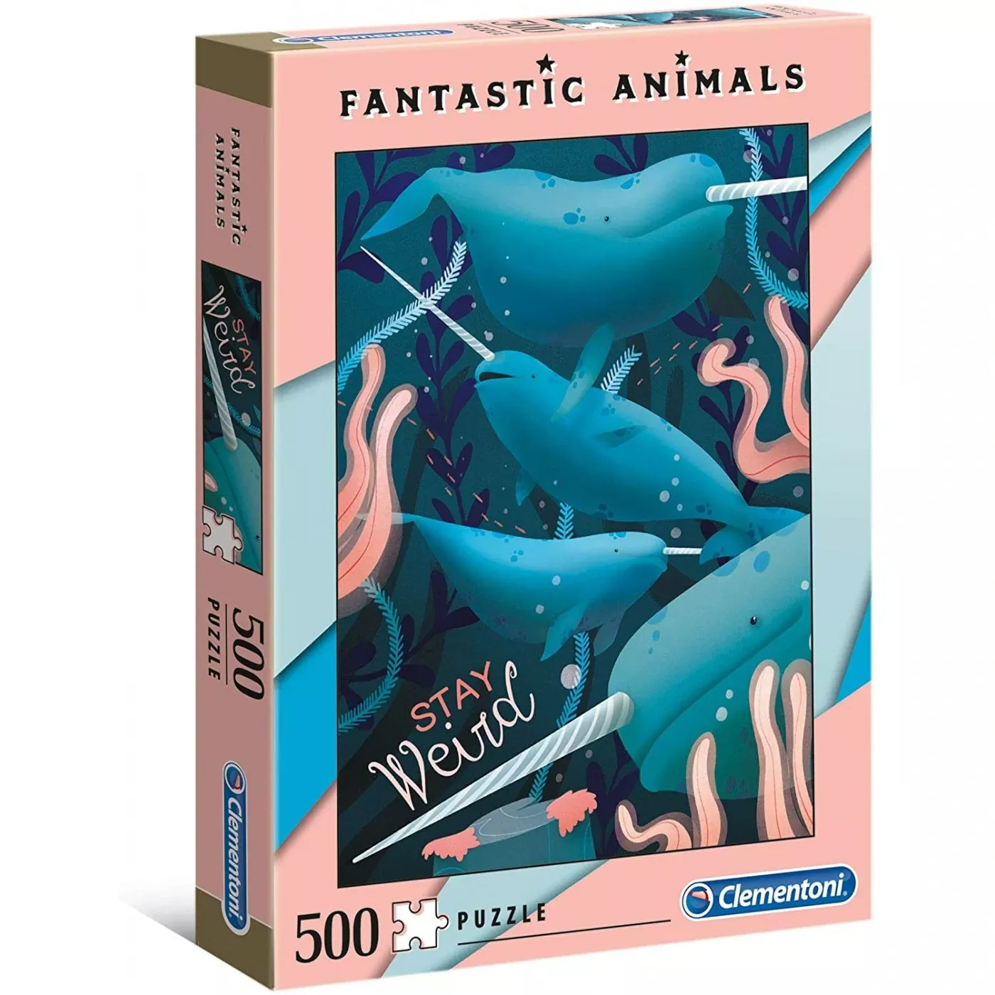 Clementoni Clementoni, Fantastic Animals, Liebt kreative Spiele, Puzzle, Unisex, 6+ jahre Regular