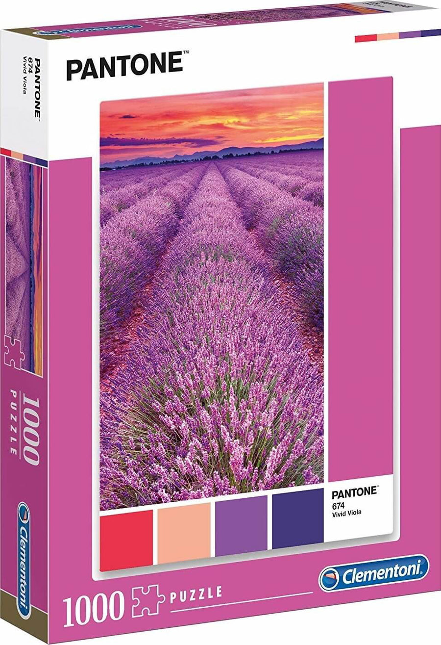 Clementoni Clementoni, Pantone, Lebendige Viola, Puzzle, Unisex, 1000 stk Regular