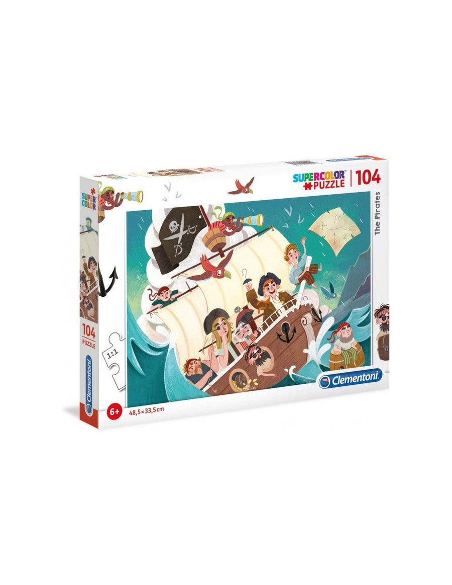 Clementoni Clementoni, Pirates, Puzzle, Unisex, 6+ jahre, 104 stk Regular